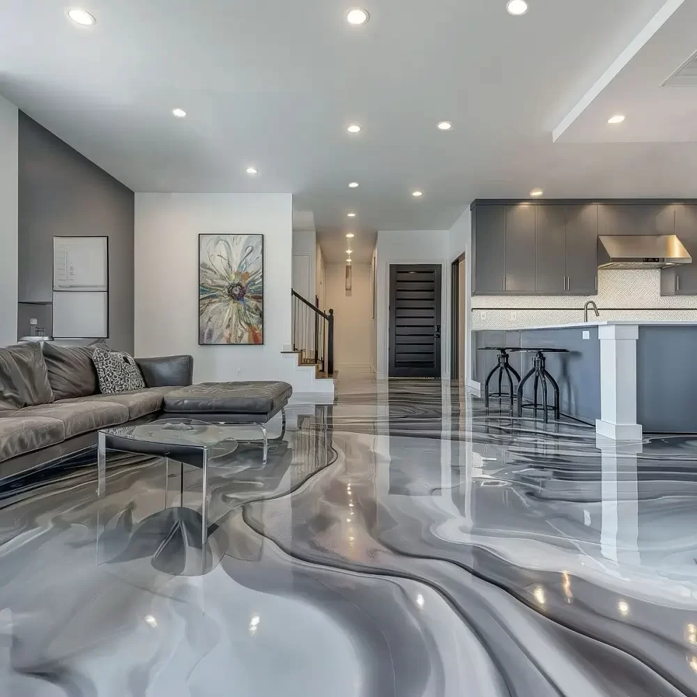 Epoxy Basement Flooring | Waterproof & Metallic Epoxy Floors